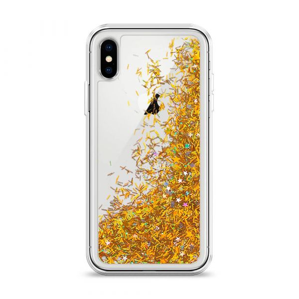 Plain Glitter Liquid Case for iPhone X (10)