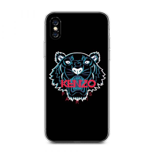 Tiger Kenzo Black Silicone Case for iPhone XS Max (10S Max)