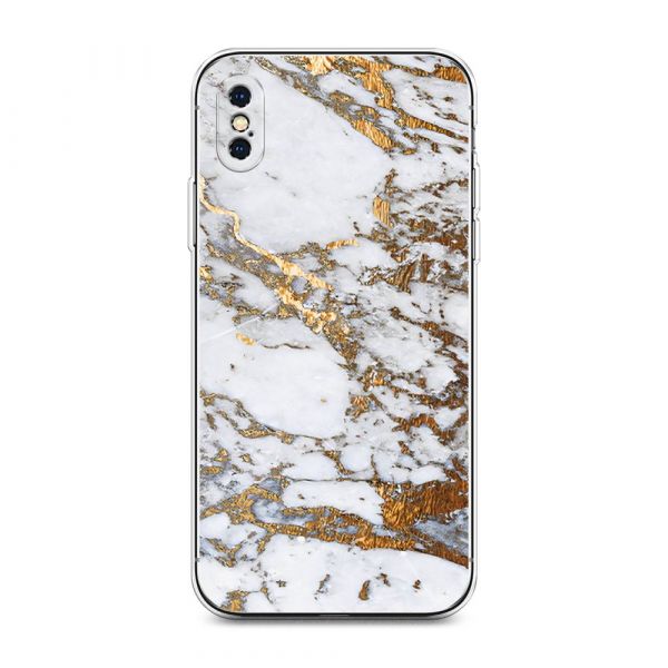 White Marble Silicone Case for iPhone XS Max (10S Max)