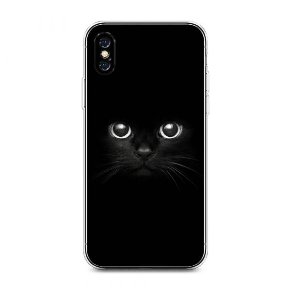 Black Cat Look Silicone Case for iPhone XS Max (10S Max)