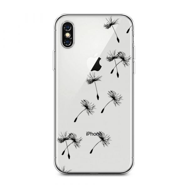 Flying Dandelions Silicone Case for iPhone XS Max (10S Max)
