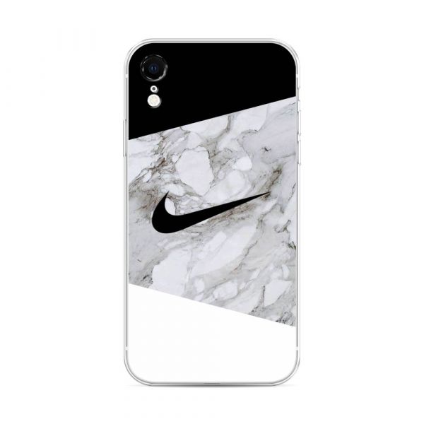 Nike Marble Silicone Case for iPhone XR (10R)
