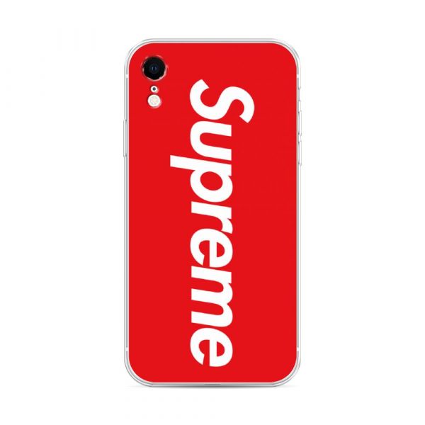 Supreme Red Silicone Case for iPhone XR (10R)