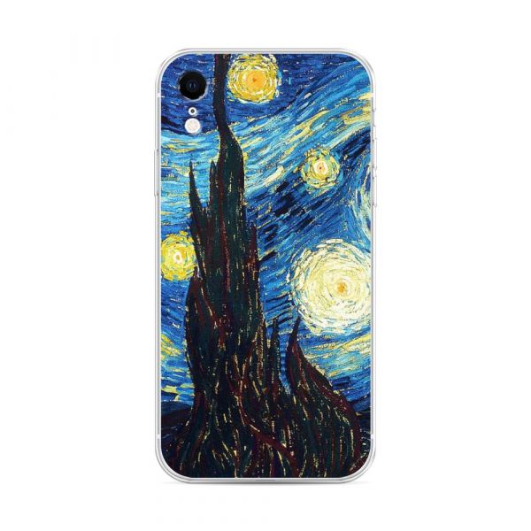 Van Gogh Starry Night Silicone Case for iPhone XR (10R)
