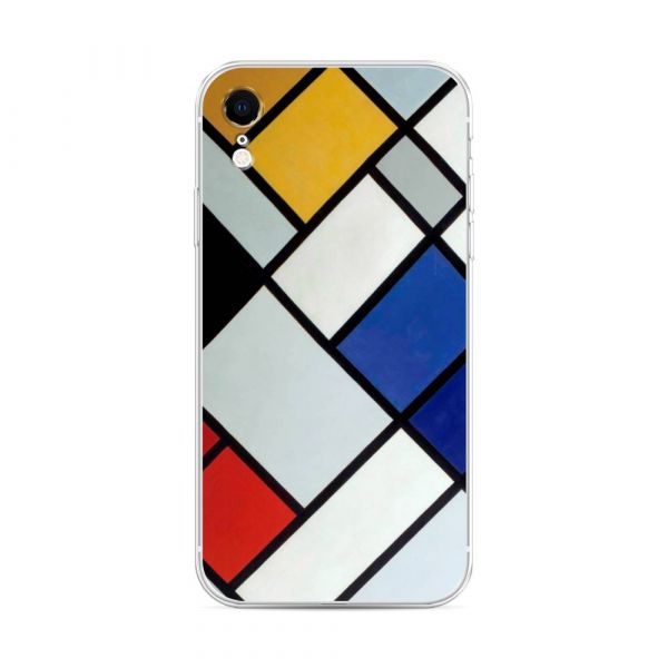 Mondrian silicone case for iPhone XR (10R)