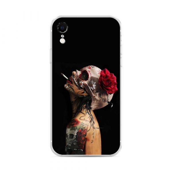 Skull Girl Silicone Case for iPhone XR (10R)