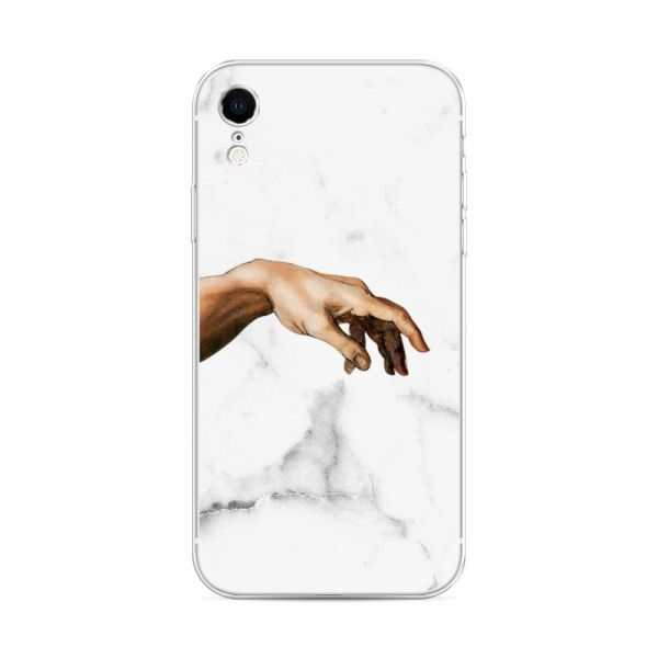 The Creation of Adam 1 Silicone Case for iPhone XR (10R)