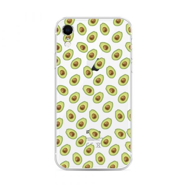 Happy Avocado Silicone Case for iPhone XR (10R)