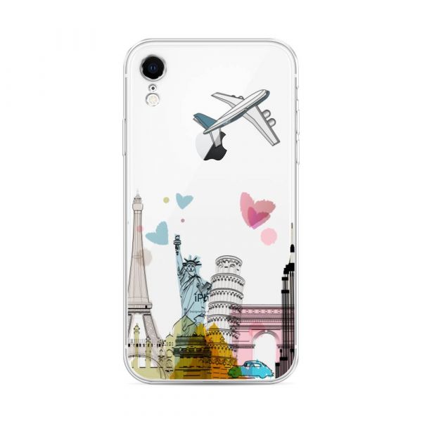 Airplane Travel Silicone Case for iPhone XR (10R)