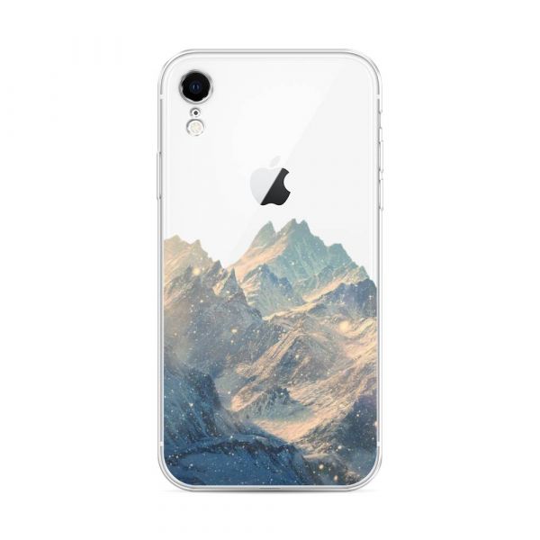 Silicone case Mountains art 2 for iPhone XR (10R)