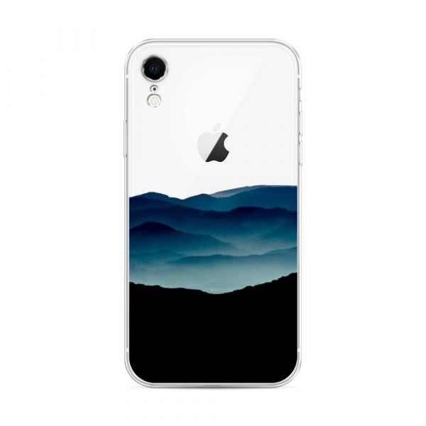 Silicone case Mountains art 7 for iPhone XR (10R)
