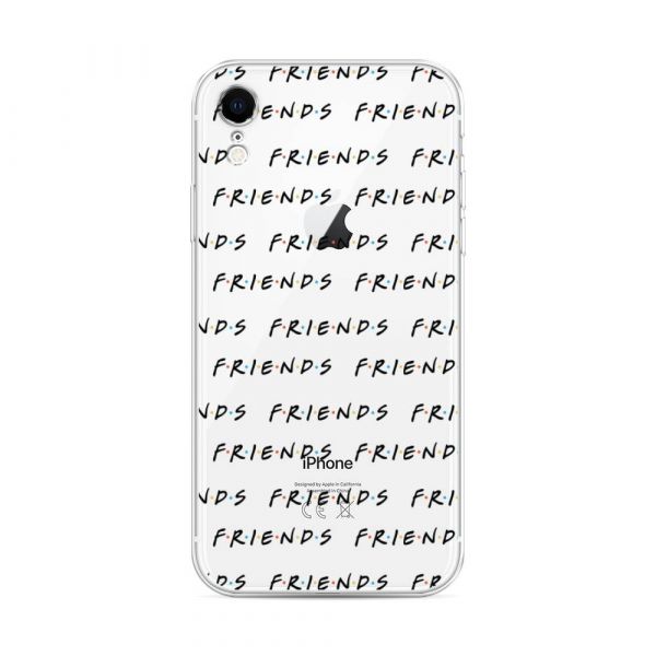 Silicone case Friends background for iPhone XR (10R)
