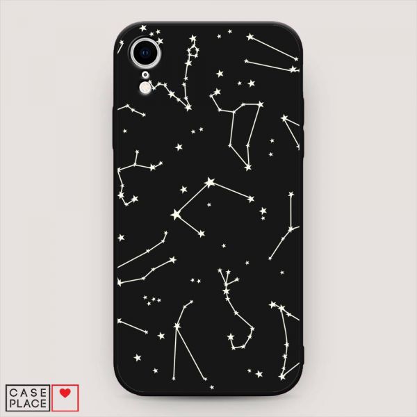 Constellations Matte Silicone Case for iPhone XR (10R)