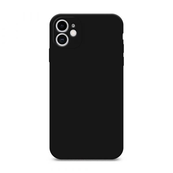 Matte Silicone Plain Case for iPhone 11
