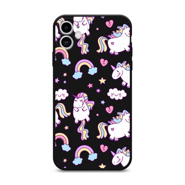Sweet unicorns dreams matte silicone case for iPhone 11