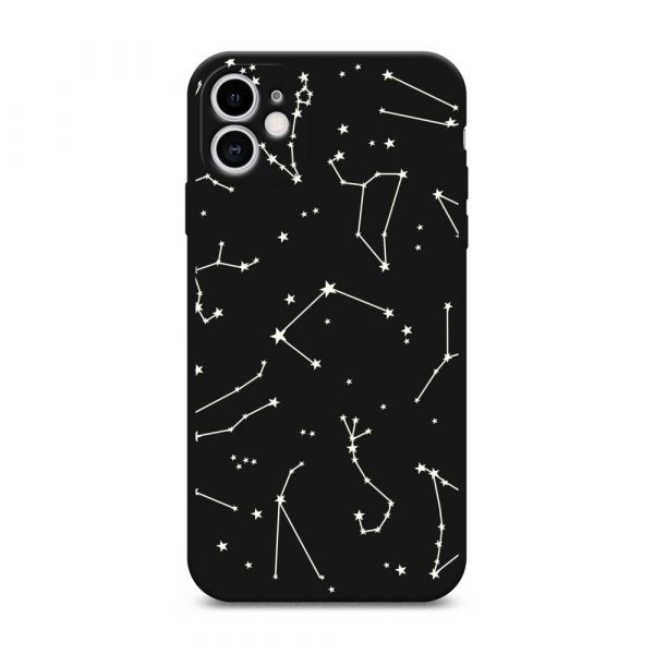 Constellations Matte Silicone Case for iPhone 11