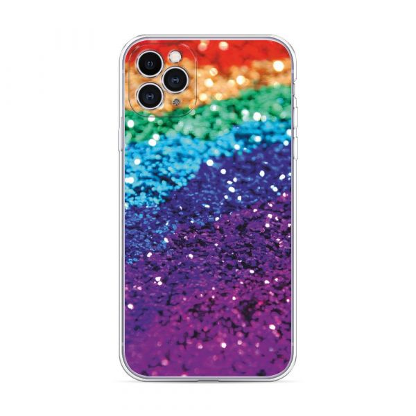 Glitter Rainbow Silicone Case for iPhone 11 Pro Max