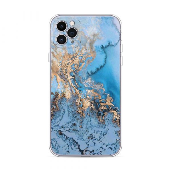 Frosty Avalanche Blue Silicone Case for iPhone 11 Pro Max
