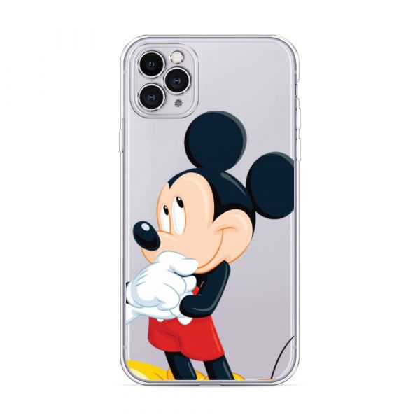Pensive Mickey Silicone Case for iPhone 11 Pro Max