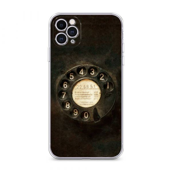 Antique Phone Silicone Case for iPhone 11 Pro