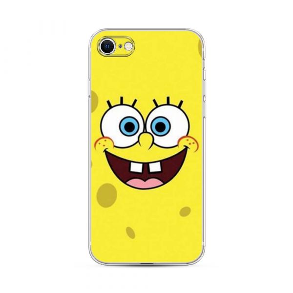 Spongebob Face Silicone Case for iPhone SE 2020
