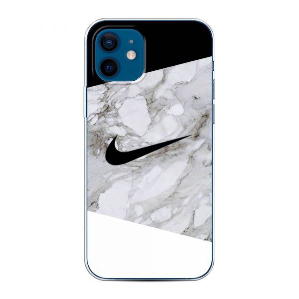 Nike Marble Silicone Case for iPhone 12