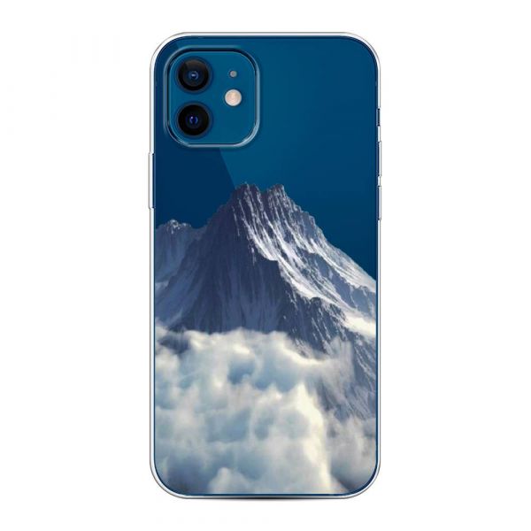 Silicone case Mountains art 3 for iPhone 12