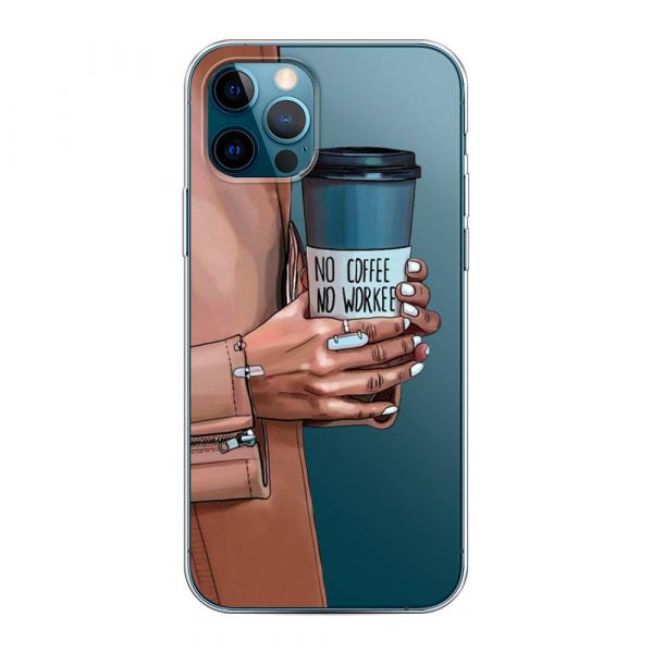 No coffee silicone case for iPhone 12 Pro