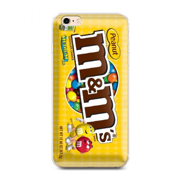 M&Ms yellow silicone case for iPhone 6 Plus/6S Plus
