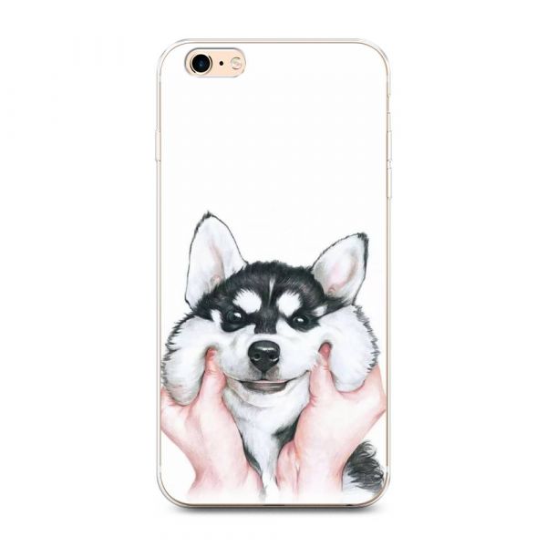 Husky Smileka Silicone Case for iPhone 6 Plus/6S Plus